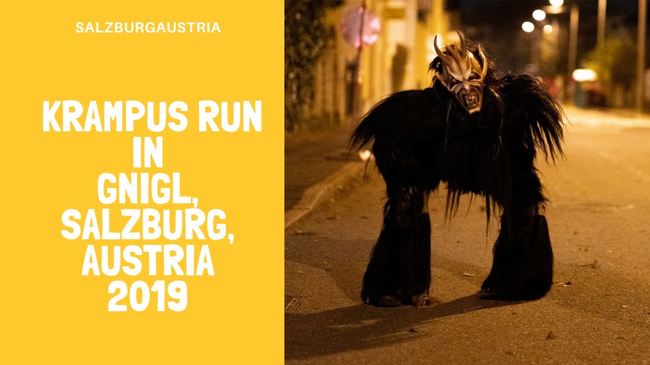 Krampuslauf in Gnigl 2019 - Krampus Tradition in Salzburg, Austria