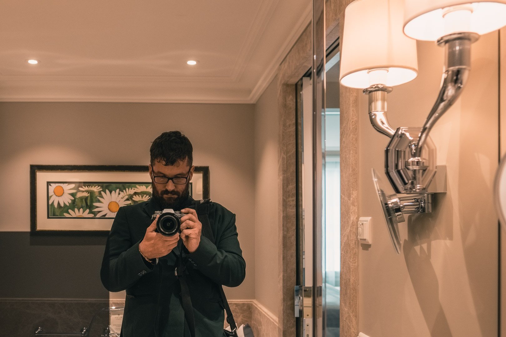 Gerhard Reus Photographer and Tour Guide Gerhard Reus taking a Selfie in the Mirror