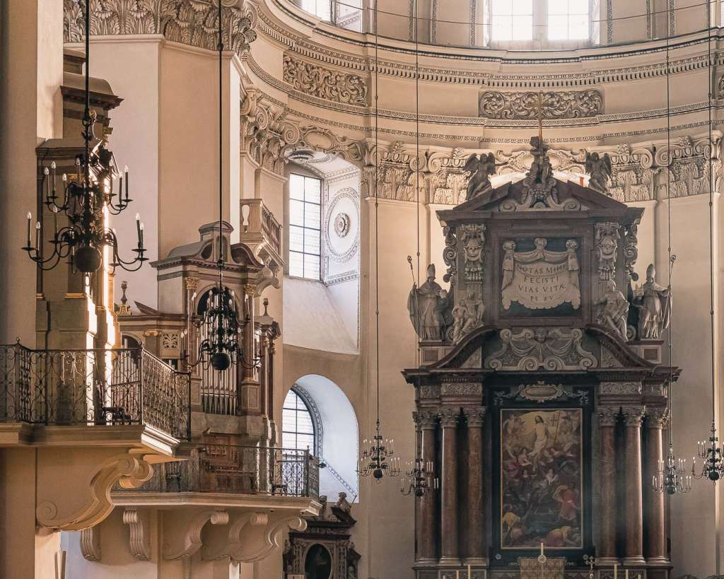 Organs and Altar of the Salzburg Cathedral