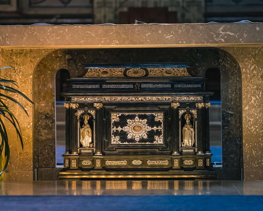 Saint Ruperts Relics in the Salzburg Cathedral