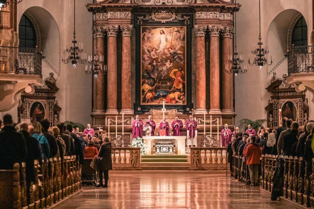 Mass at the Salzburg Cathedral