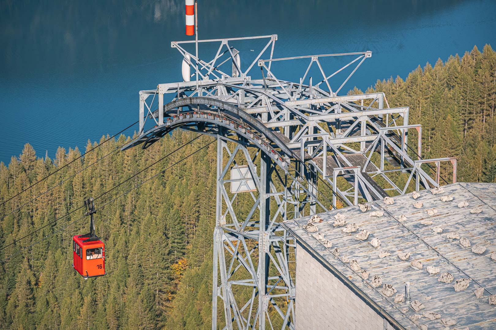 Bergstation der Zwölferhornbahn in Sankt Gilgen