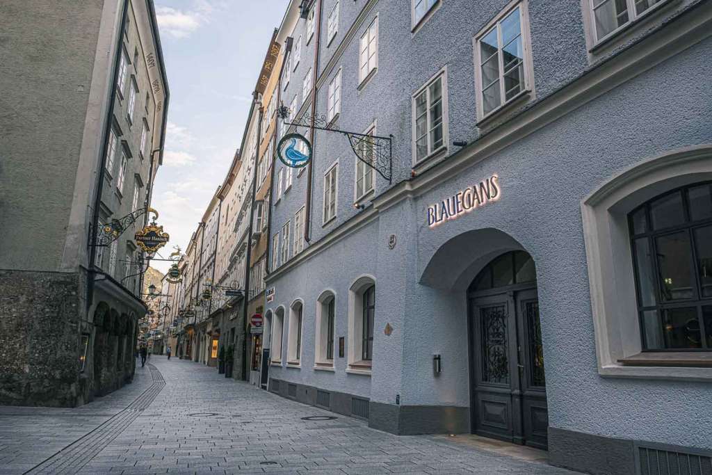 Blaue Gans Boutique Hotel in der Getreidegasse