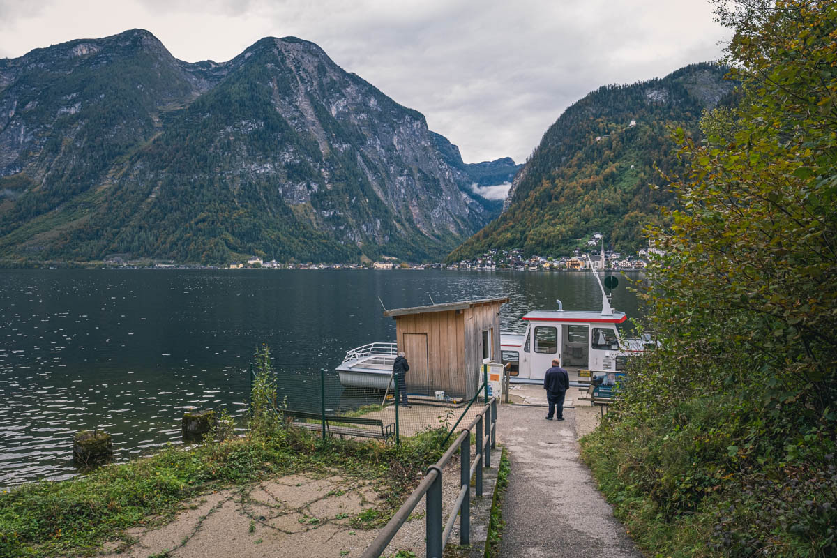 Hallstatt Train Station Boat Dock